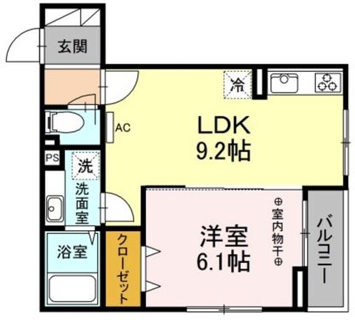 D-room西平山の物件間取画像